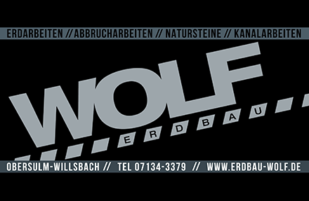 Logo Wolf Erdbau GmbH + Co. KG